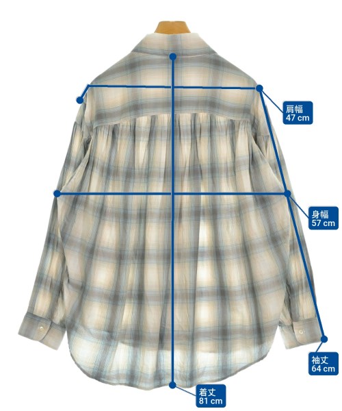 AiE（エイアイイー）カジュアルシャツ ベージュ サイズ:M メンズ/2200656487295