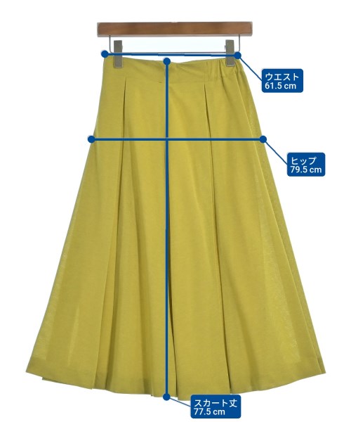 deluxee'm（デラクシィーム）ロング・マキシ丈スカート 緑 サイズ:1(S位) レディース/2200641785122