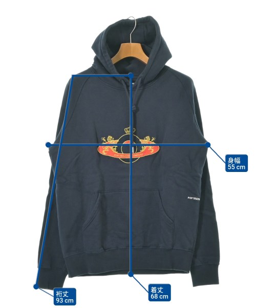 POP TRADING COMPANY（ポップトレーディングカンパニー）パーカー 紺 サイズ:M メンズ/2200626109271