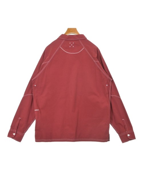 POP TRADING COMPANY（ポップトレーディングカンパニー）カジュアルシャツ 赤 サイズ:XL メンズ/2200542494031