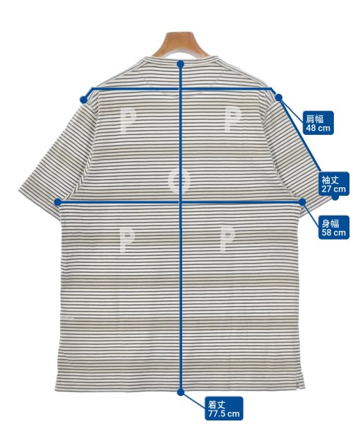 POP TRADING COMPANY（ポップトレーディングカンパニー）Tシャツ・カットソー 白 サイズ:XL メンズ/2200673377142