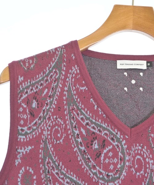POP TRADING COMPANY（ポップトレーディングカンパニー）ベスト ピンク サイズ:M メンズ/2200673490100