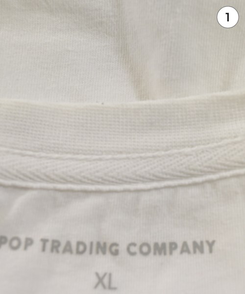 POP TRADING COMPANY（ポップトレーディングカンパニー）Tシャツ・カットソー 白 サイズ:XL メンズ/2200721769035