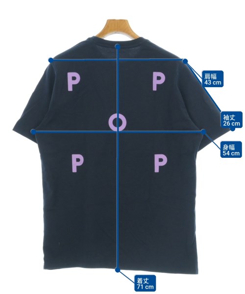POP TRADING COMPANY（ポップトレーディングカンパニー）Tシャツ・カットソー 紺 サイズ:M メンズ/2200721974088