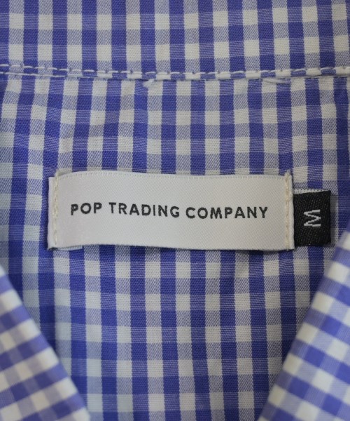 POP TRADING COMPANY（ポップトレーディングカンパニー）カジュアルシャツ 紺 サイズ:M メンズ/2200721974200