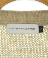 POP TRADING COMPANY（ポップトレーディングカンパニー）カーディガン ベージュ サイズ:L メンズ/2200682430029