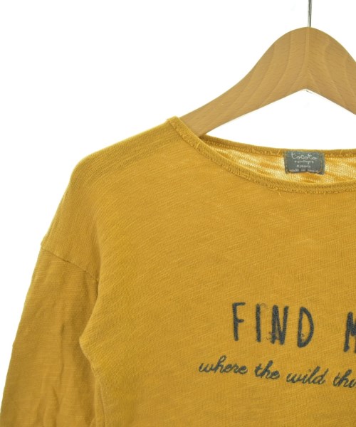 tocoto vintage（トコトヴィンテージ）Tシャツ・カットソー 黄 サイズ:4 キッズ/2200658971174