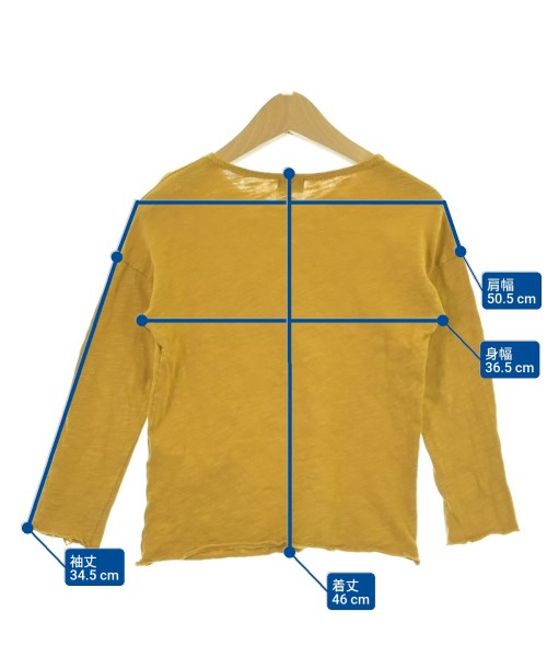 tocoto vintage（トコトヴィンテージ）Tシャツ・カットソー 黄 サイズ:4 キッズ/2200658971174