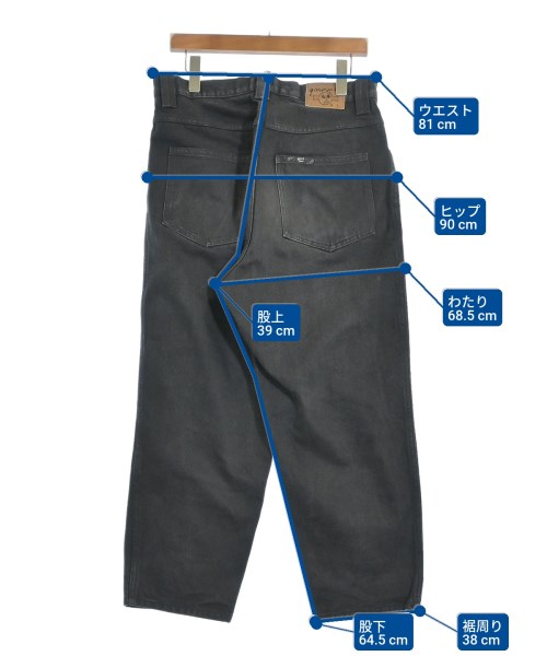 gourmet jeans（グルメジーンズ）デニムパンツ 黒 サイズ:32(L位) メンズ/2200681671010