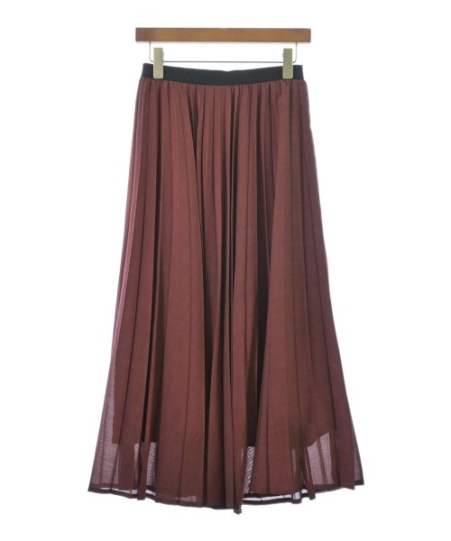 LUMINOSO COMMECA（ルミノーゾコムサ）ロング・マキシ丈スカート 赤 サイズ:9(M位) レディース/2200671443047