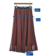 LUMINOSO COMMECA（ルミノーゾコムサ）ロング・マキシ丈スカート 赤 サイズ:9(M位) レディース/2200671443047