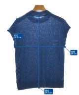 LUMINOSO COMMECA（ルミノーゾコムサ）ニット・セーター 青 サイズ:9(M位) レディース/2200648276173