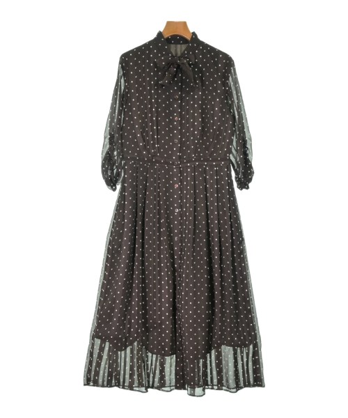 LUMINOSO COMMECA(ルミノーゾコムサ)ワンピース 茶 サイズ:9(M位)/2200648276227