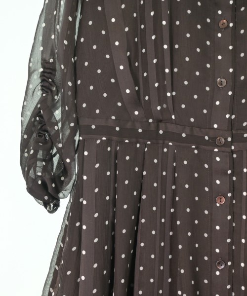 LUMINOSO COMMECA（ルミノーゾコムサ）ワンピース 茶 サイズ:9(M位) レディース/2200648276227