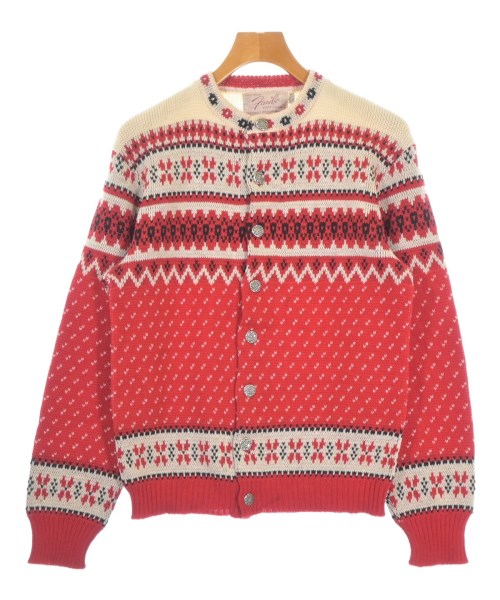 FARIBAULT WOOLEN MILL CO.(ファリバルトウーレンミルズ)カーディガン 赤 サイズ:M/2200692989128