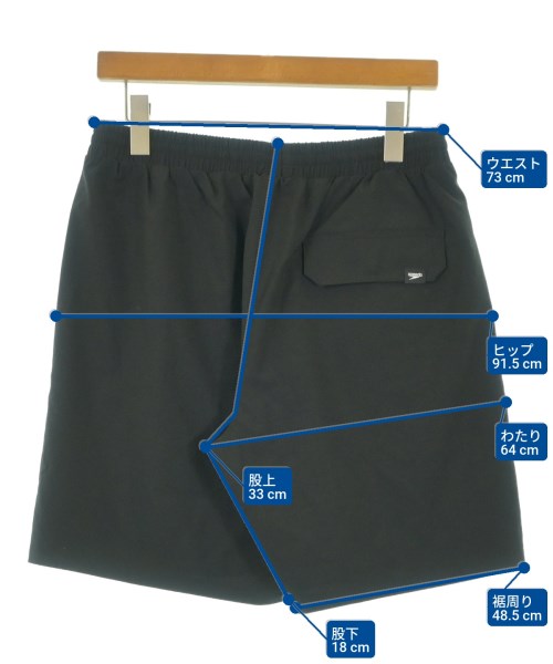Speedo（スピード）ショートパンツ 黒 サイズ:XL メンズ/2200628626431