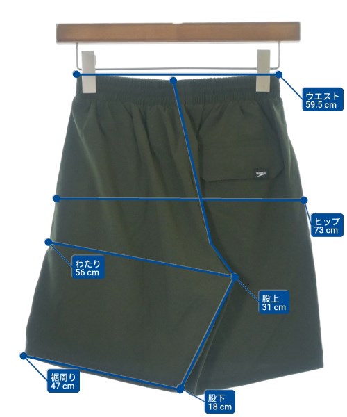 Speedo（スピード）ショートパンツ カーキ サイズ:S メンズ/2200611617163