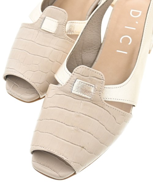 D'ICI（ディッシィ）サンダル ベージュ サイズ:23.5cm レディース/2200611860064