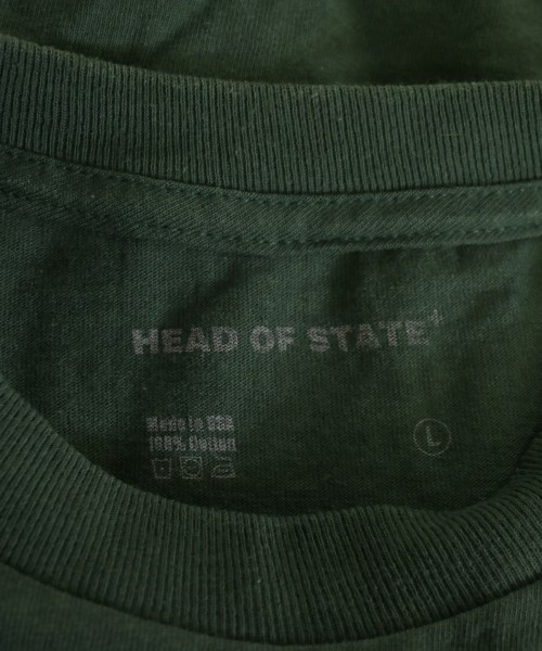 Head of State（ヘッドオブステート）Tシャツ・カットソー 緑 サイズ:L メンズ/2200654393505
