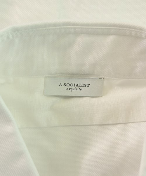 A Socialist（アソーシャリスト）カジュアルシャツ 白 サイズ:M メンズ/2200632927975