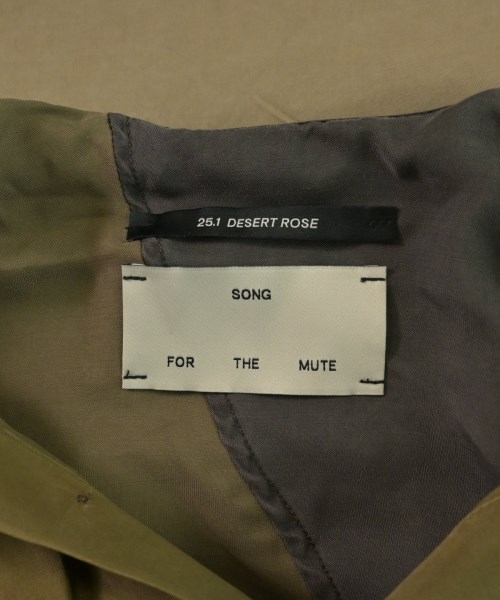 Song for the Mute（ソングフォーザミュート）カジュアルシャツ カーキ サイズ:48(L位) メンズ/2200619363048