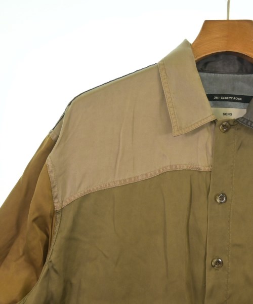 Song for the Mute（ソングフォーザミュート）カジュアルシャツ カーキ サイズ:48(L位) メンズ/2200619363048