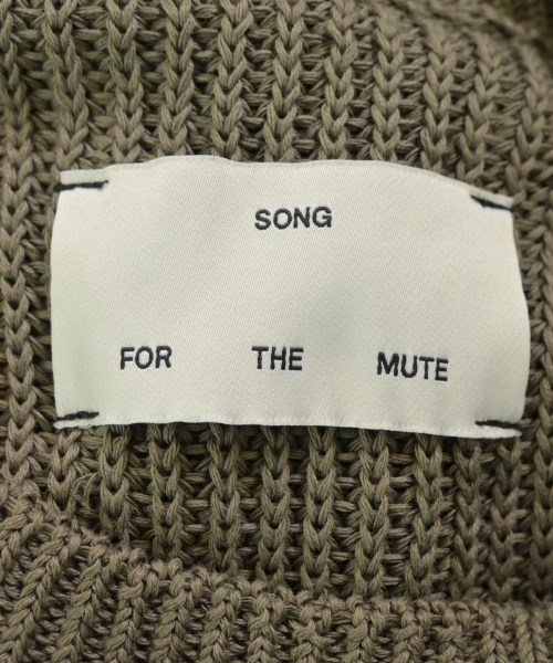 Song for the Mute（ソングフォーザミュート）ニット・セーター カーキ サイズ:-(XS位) メンズ/2200666805010