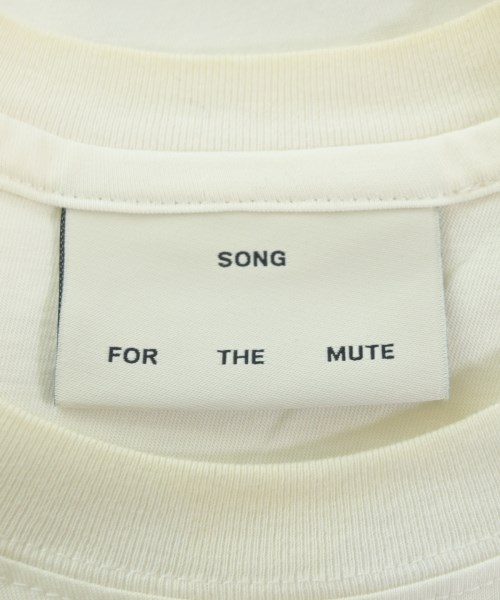 Song for the Mute（ソングフォーザミュート）Tシャツ・カットソー 白 サイズ:46(M位) メンズ/2200725337049