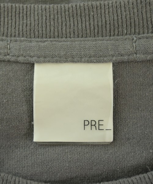 PRE_（プレ）Tシャツ・カットソー グレー サイズ:F レディース/2200668328166