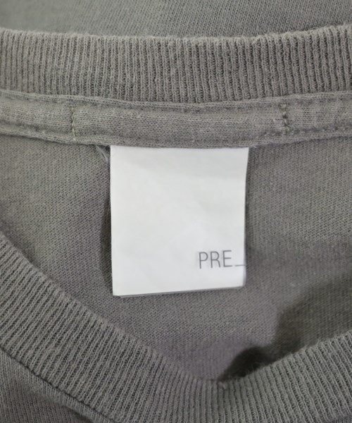 PRE_（プレ）Tシャツ・カットソー グレー サイズ:F レディース/2200695753030