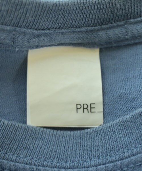 PRE_（プレ）Tシャツ・カットソー 青 サイズ:F レディース/2200637977081