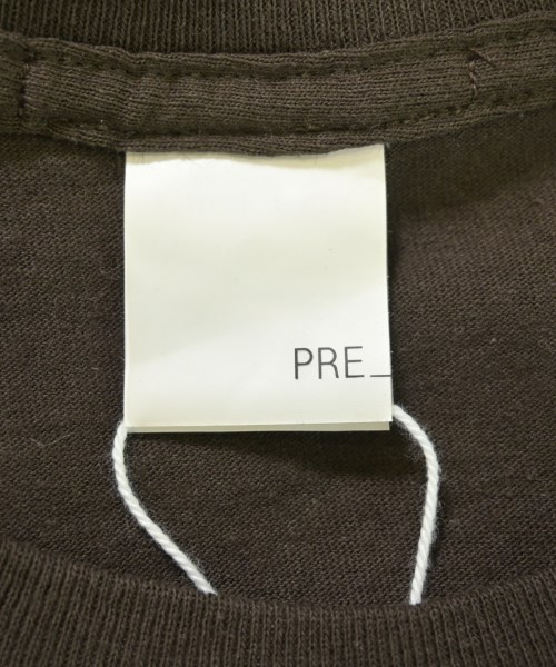 PRE_（プレ）Tシャツ・カットソー 茶 サイズ:-(M位) レディース/2200730604013