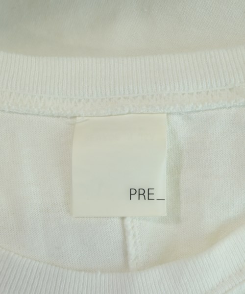 PRE_（プレ）Tシャツ・カットソー 白 サイズ:F レディース/2200721232010