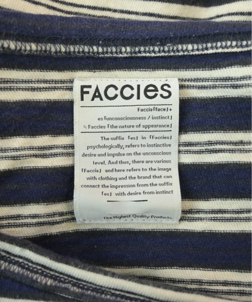 Faccies（ファッチーズ）Tシャツ・カットソー 紺 サイズ:3(L位) メンズ/2200502399048
