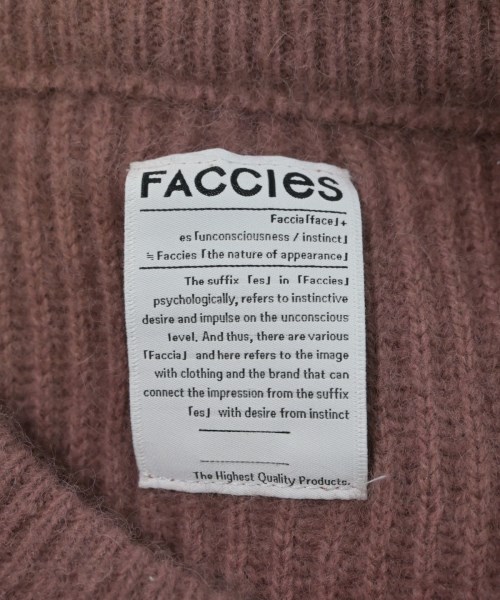 Faccies（ファッチーズ）ニット・セーター 赤 サイズ:2(M位) メンズ/2200624927037