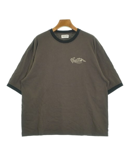 Faccies(ファッチーズ)Tシャツ・カットソー 茶 サイズ:1(S位)/2200645453041