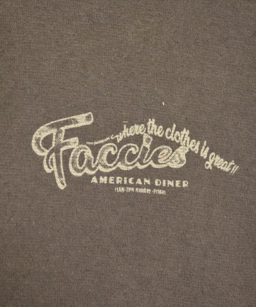 Faccies（ファッチーズ）Tシャツ・カットソー 茶 サイズ:1(S位) レディース/2200645453041