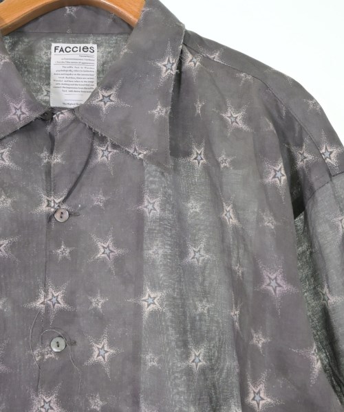Faccies（ファッチーズ）カジュアルシャツ グレー サイズ:2(M位) レディース/2200668012058
