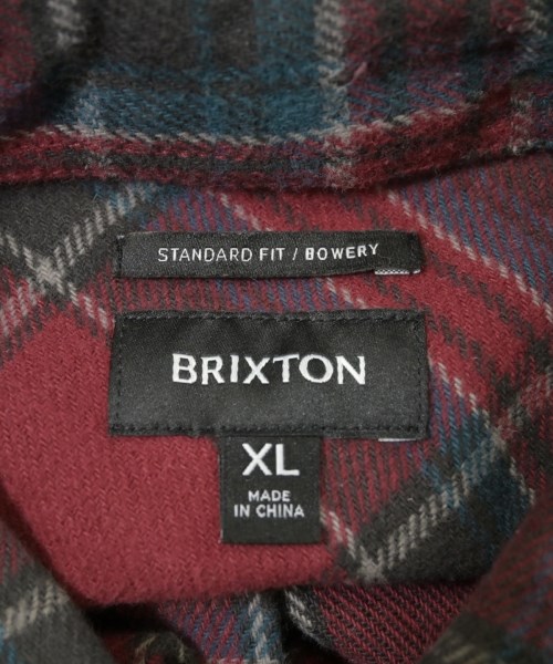 BRIXTON（ブリクストン）カジュアルシャツ 赤 サイズ:XL メンズ/2200619790141