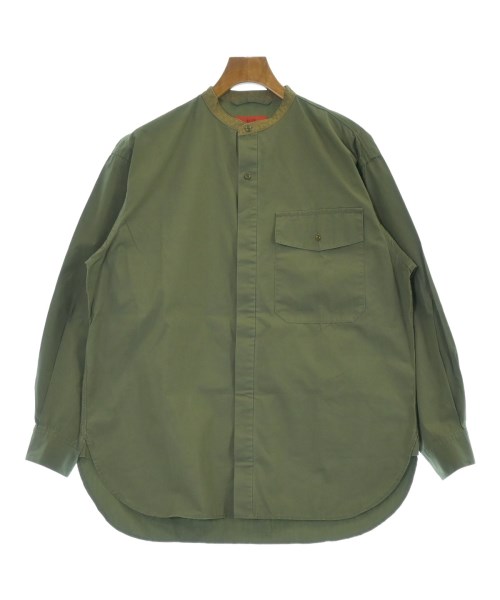 TOMORROWLAND BLUE WORK(トゥモローランドブルーワーク)カジュアルシャツ カーキ サイズ:XS/2200643545076