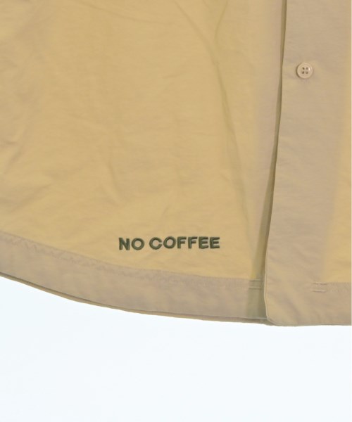 NO COFFEE ノーコーヒー カジュアルシャツ L ベージュ