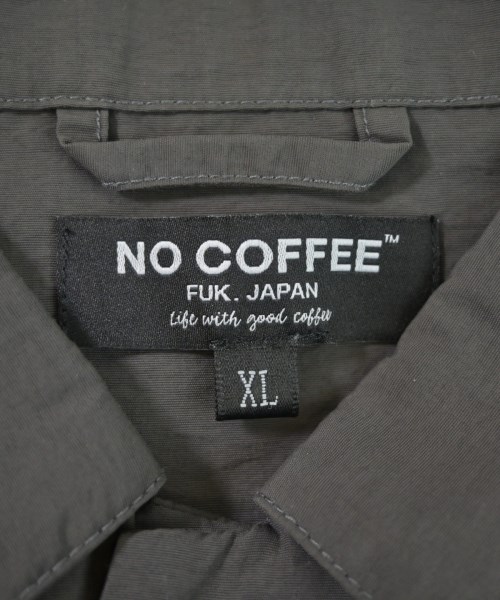 NO COFFEE（ノーコーヒー）カジュアルシャツ グレー サイズ:XL メンズ/2200662662167