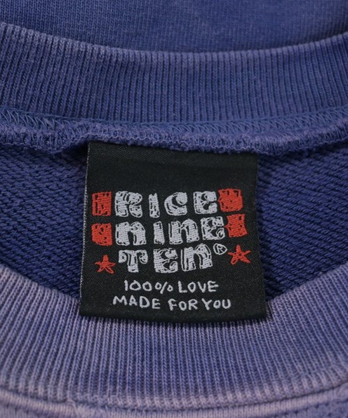 RICE NINE TEN（ライスナインテン）スウェット 紫 サイズ:2(M位) メンズ/2200641467028