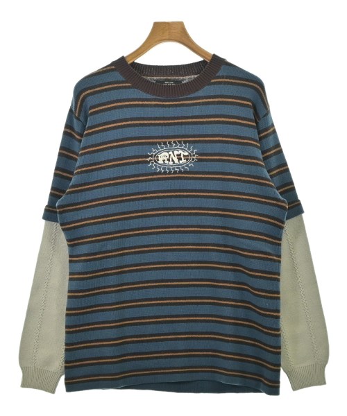 RICE NINE TEN(ライスナインテン)ニット・セーター 青 サイズ:1(S位)/2200680780010