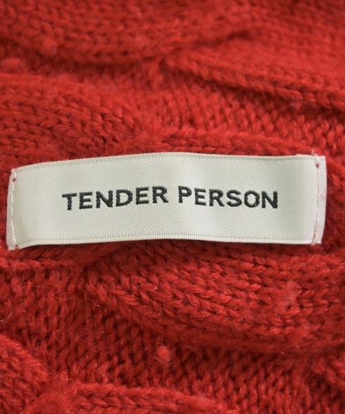 TENDER PERSON（テンダーパーソン）ベスト 赤 サイズ:00(XS位) メンズ/2200612437029
