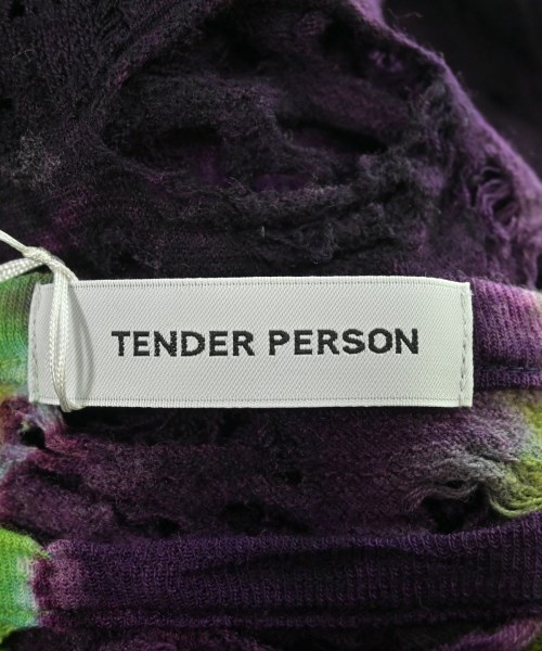 TENDER PERSON（テンダーパーソン）ニット・セーター 紫 サイズ:2(M位) メンズ/2200620841030