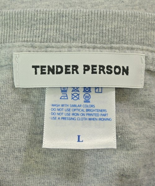 TENDER PERSON（テンダーパーソン）Tシャツ・カットソー グレー サイズ:L メンズ/2200681995123
