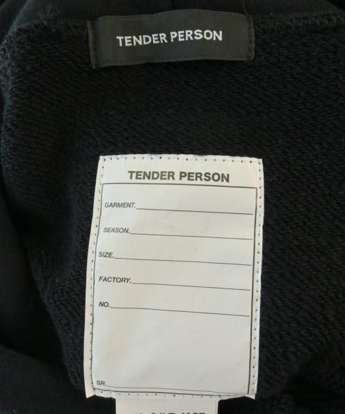 TENDER PERSON（テンダーパーソン）パーカー 黒 サイズ:1(S位) メンズ/2200658090257