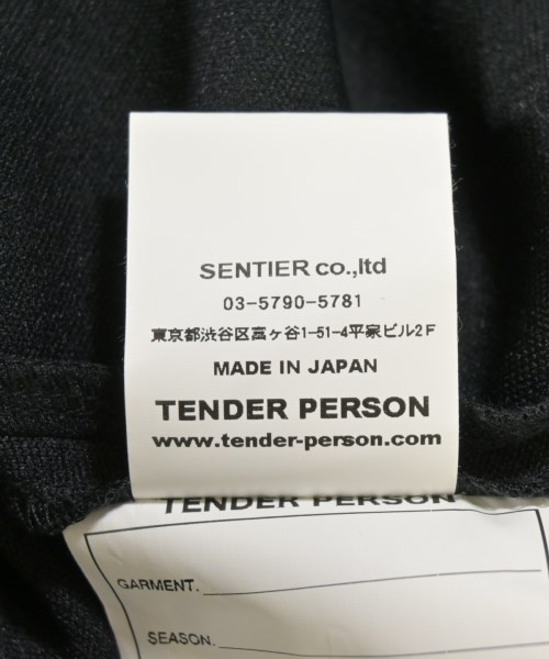 TENDER PERSON（テンダーパーソン）ワンピース 黒 サイズ:2(M位) レディース/2200733446047