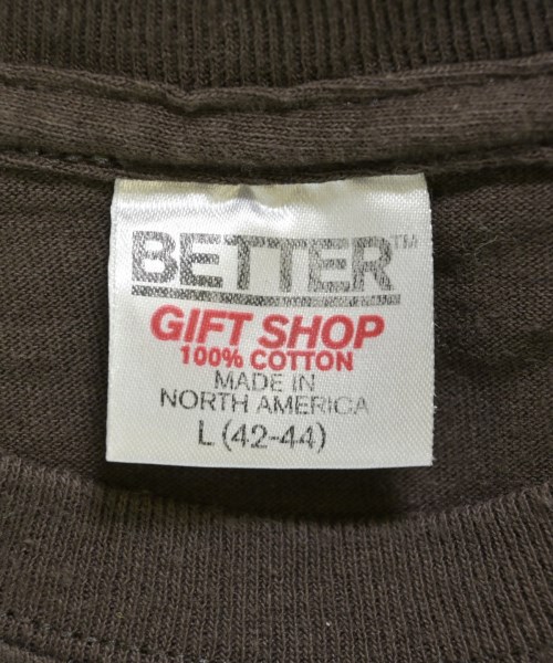 BETTER（ベター）Tシャツ・カットソー 茶 サイズ:L メンズ/2200713842067
